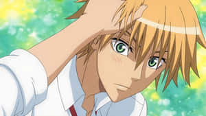 Charming Takumi Usui From Maid Sama In Casual Attire Wallpaper