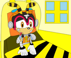 Charmy Bee Flying In The Sky Wallpaper