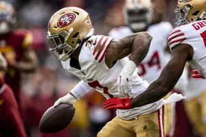 Charvarius Ward Action Shot Wallpaper