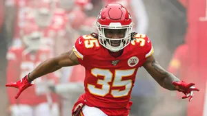 Charvarius Ward Kansas City Chiefs Action Shot Wallpaper