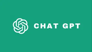 Chat Gpt Logo On A Green Background Wallpaper