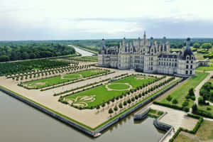 Chateau De Chambord Beautiful Outdoor Landscape Wallpaper