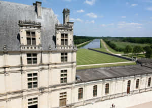 Chateau De Chambord Dutch Angle Shot Wallpaper