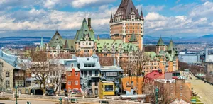Chateau Frontenac Quebec City Skyline Wallpaper