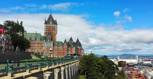 Chateau Frontenac Quebec City Skyline Wallpaper