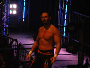 Chavo Guerrero - The Wrestling Legend In Action Behind The Scenes Wallpaper