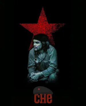 Che Guevara Red Star Portrait Wallpaper