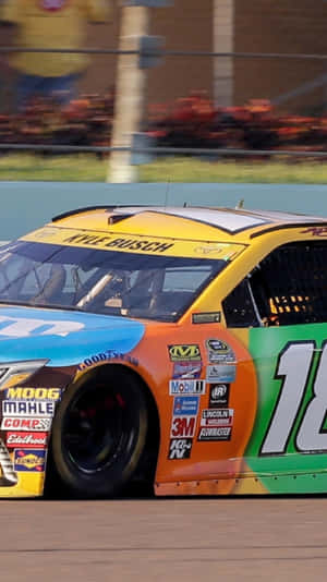 Check Out The Nascar Iphone, Perfect For Any Fan Of The Sport. Wallpaper