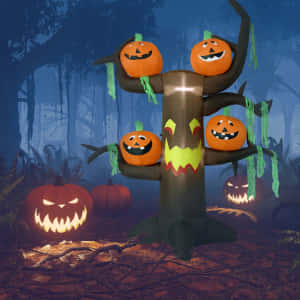 Check Out This Spooky Halloween Night! Wallpaper