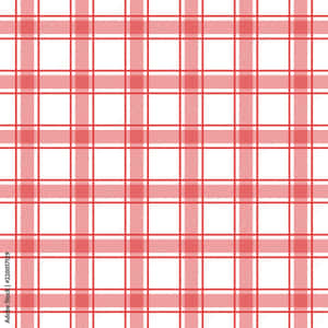 Checked Out In Red Wallpaper