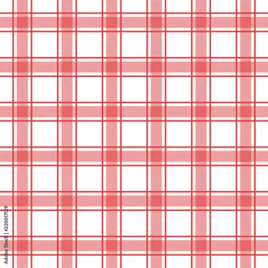 Checked Out In Red Wallpaper