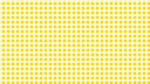 Checkered Pastel Yellow Aesthetic Wallpaper