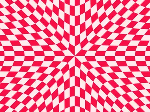 Checkered Red Color Pattern Wallpaper