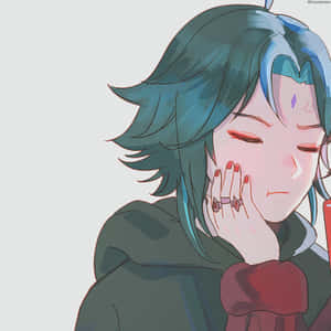 Cheek Squish Xiao Pfp Wallpaper