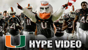 Cheer For The University Of Miami Hurricanes! Wallpaper