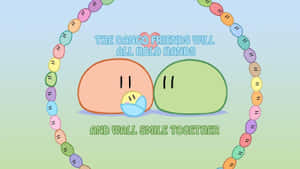 Cheerful Dangos From The Anime Series Clannad Wallpaper