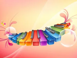 Cheerful Woman Enjoying Nature Wallpaper