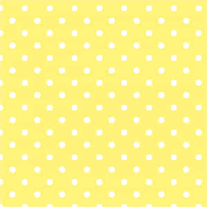 Cheerful Yellow Polka Dot Wallpaper Wallpaper