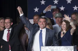 Cheering Tom Udall, Mark Udall's Cousin Wallpaper