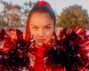 Cheerleader Portrait Golden Hour Wallpaper