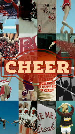 Cheerleading Collage Aesthetic Wallpaper