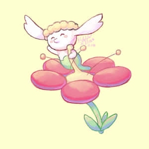 Cheery Flabébé Wallpaper