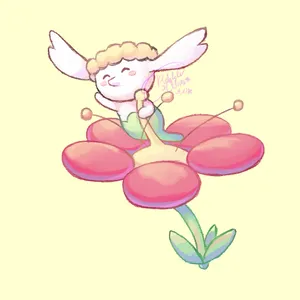 Cheery Flabébé Wallpaper