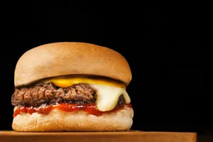 Cheesy Burger 2560x1440 Food Wallpaper