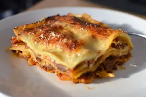 Cheesy Topped Lasagna Alla Bolognese Wallpaper