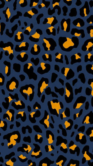 Cheetah Print Pattern Dark Background Wallpaper