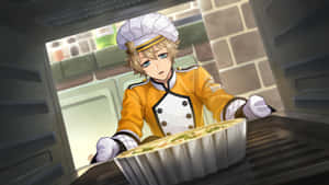 Chef Uniform Character Baking Wallpaper