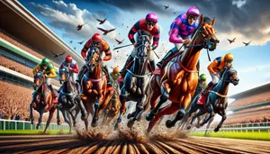 Cheltenham Festival Horse Race Action Wallpaper