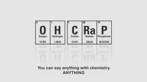 Chemistry Inspired Motivational Quote Wallpaper