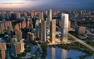 Chengdu City Center Wallpaper