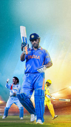 Chennai Super Kings Night Day Wallpaper