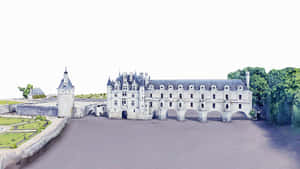 Chenonceau Artwork Wallpaper