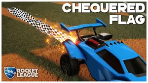 Chequered Flag Waving At The Race Finish Line Wallpaper