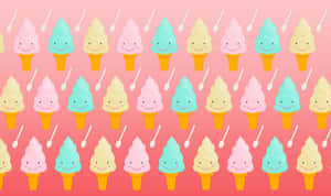 Cherishing A Delectable Ice Cream Scoop Wallpaper