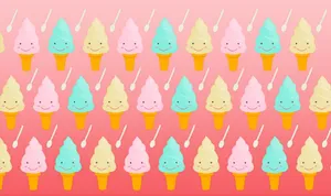 Cherishing A Delectable Ice Cream Scoop Wallpaper