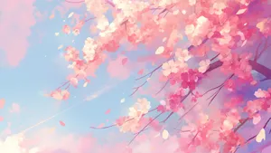 Cherry Blossom Sky Wallpaper