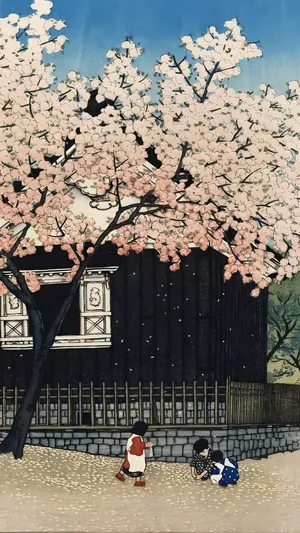 Cherry Blossoms In Spring Wallpaper