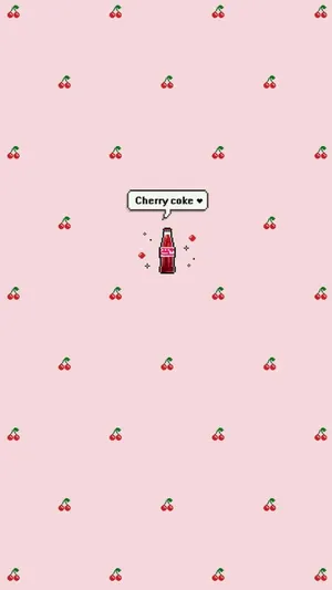 Cherry Coke Cute Iphone Lock Screen Wallpaper