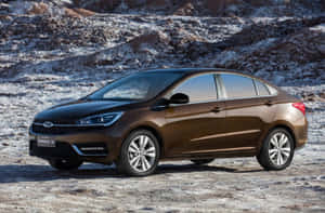 Chery Car With Striking Design And Outstanding Performance Wallpaper