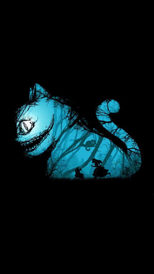 Chesire Cat Of Alice Wonderland Aesthetic Wallpaper