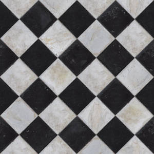 Chess Design Floor Tiles Wallpaper