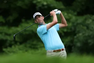 Chesson Hadley In Blue Shirt Wallpaper