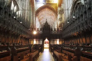 Chester Cathedral Interior Gothic Architecture Wallpaper