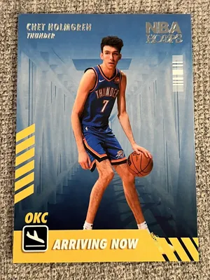 Chet Holmgren O K C Thunder N B A Hoops Card Wallpaper