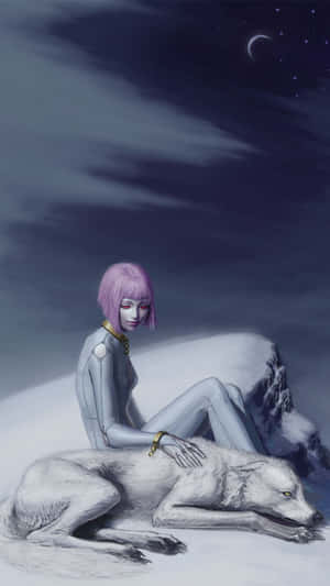 Cheza's Enchanting Presence In Wolf's Rain Wallpaper