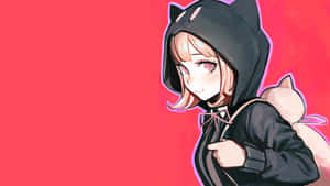 Chiaki Nanami Black Hoodie Danganronpa Pfp Wallpaper